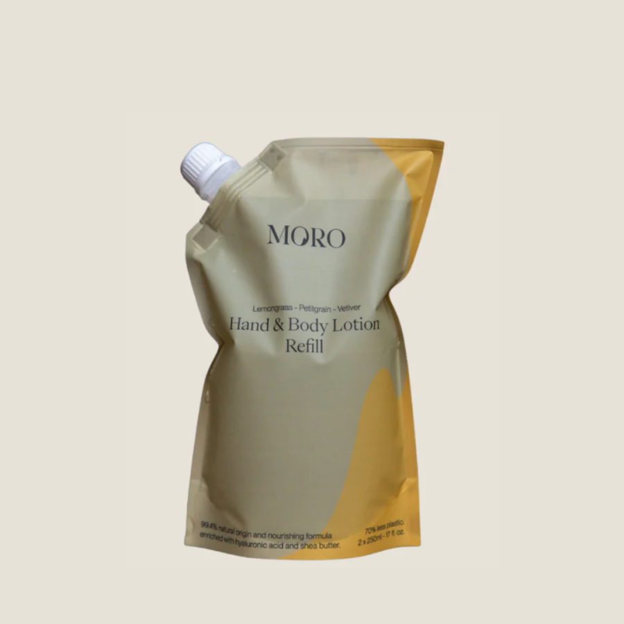MORO Hand & Body Lotion Lemongrass & Vetiver - Refill 500ml
