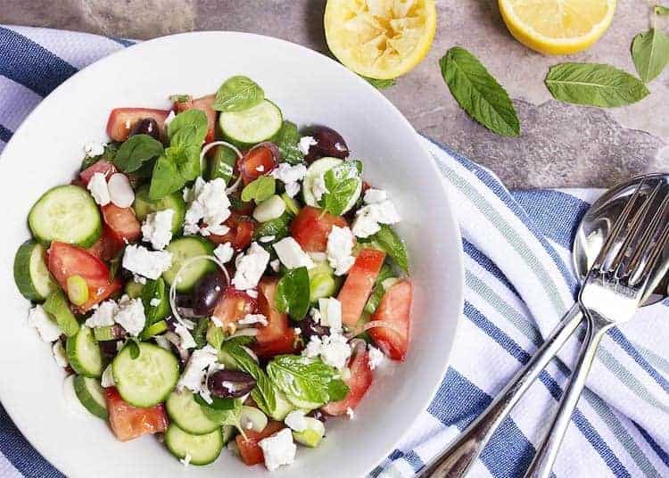 Traditionele Griekse salade