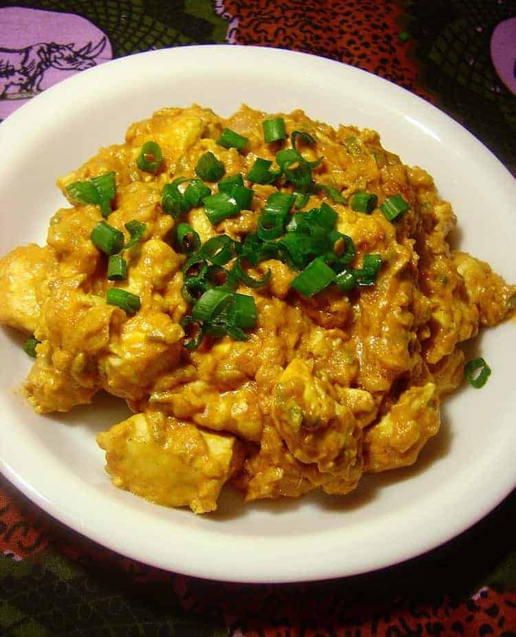 Afrikaanse kip curry