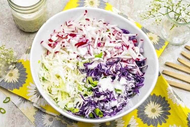 Koolhydraatarme koolsalade