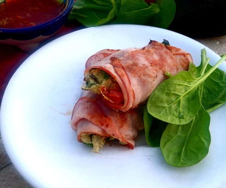 Paleo ontbijt burrito