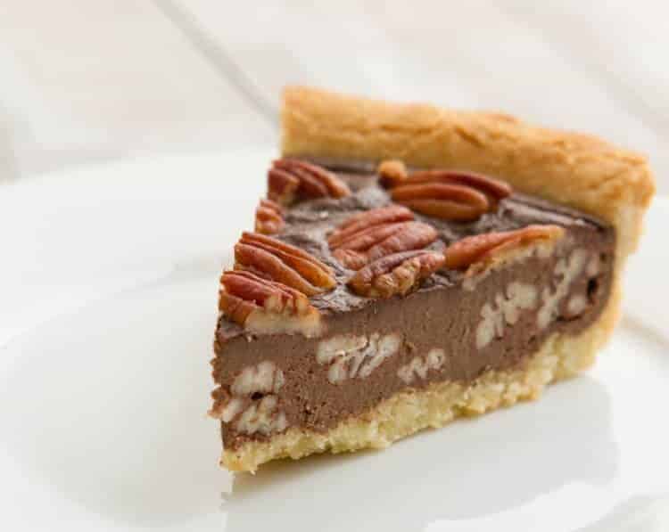 Chocolade pecan taart