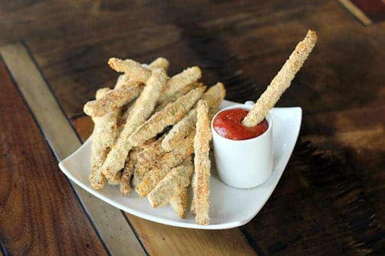 Aubergine frietjes