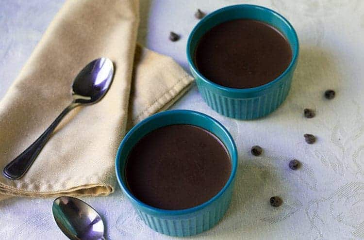 Chocolade kokos pudding