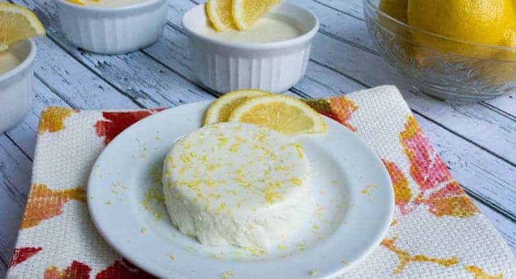 Citroen panna cotta