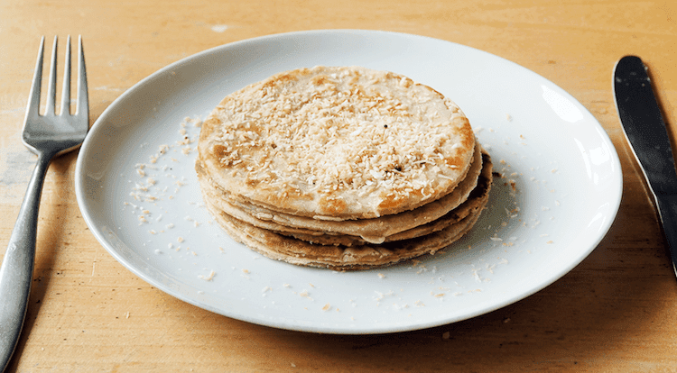 Kaneel en kokos pancakes