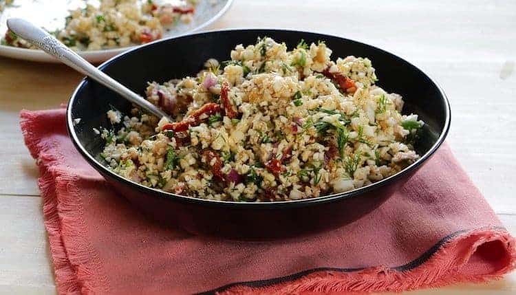 Koolhydraatarme bloemkool couscous