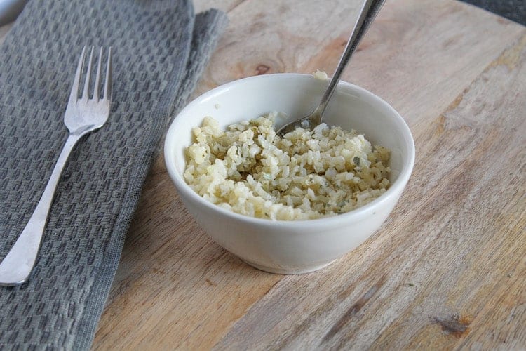 Romige bloemkool risotto