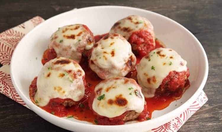 Koolhydraatarme Italiaanse gehaktballetjes
