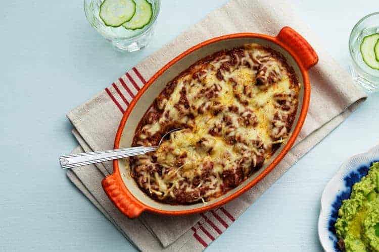 Mexicaanse ovenschotel met gehakt