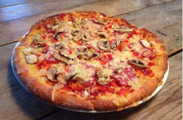 Koolhydraatarme pizza