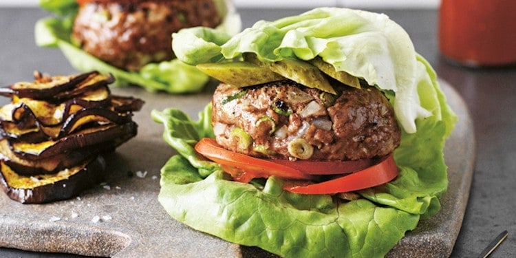 Koolhydraatarme slaburgers
