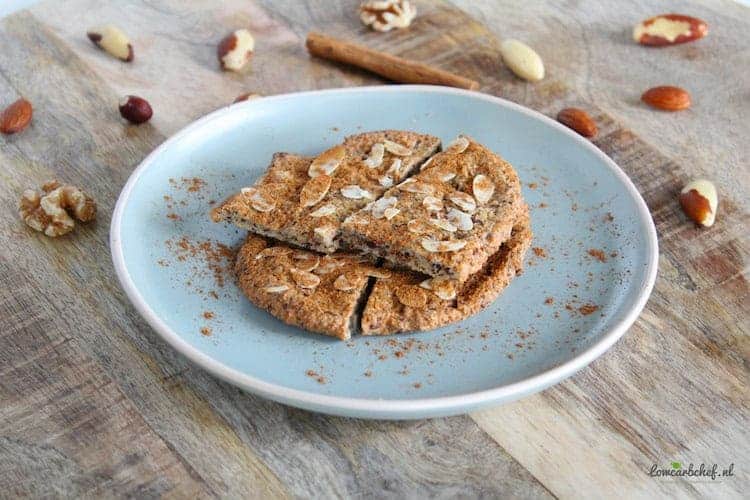 Koolhyraatarme speculaasbrokken