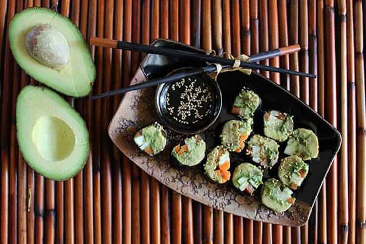 Koolhydraatarme sushi