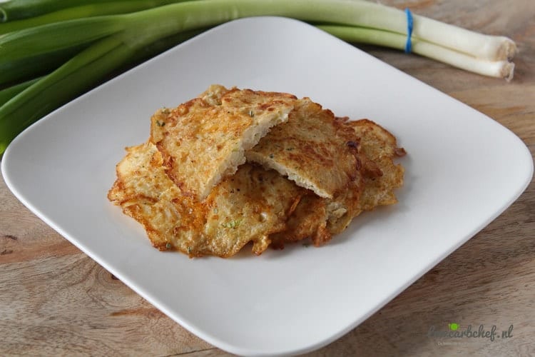 Hartige bloemkool pannenkoekjes