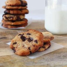 Suikervrije chocolate chip koekjes.