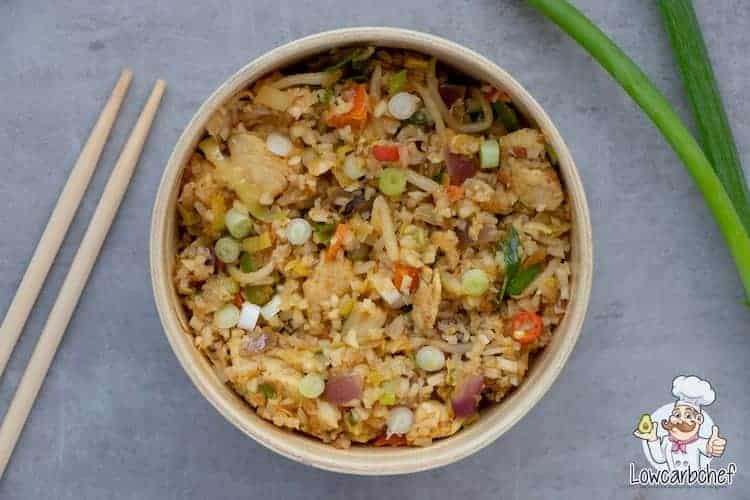 Bloemkool nasi met kip