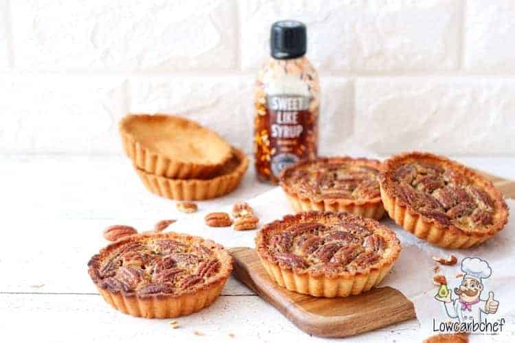 Mini pecan pie met stroop