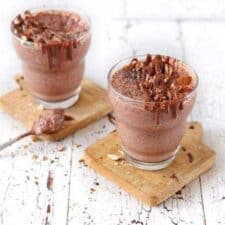 Chiapudding met chocolade