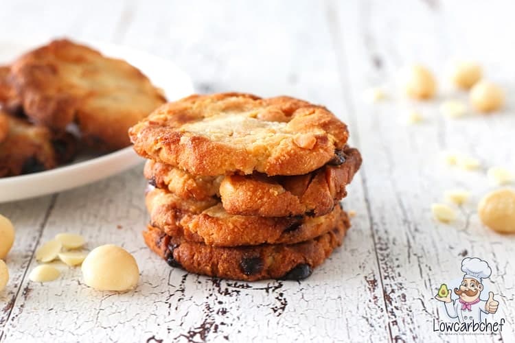 Koekjes met witte chocolade en macademia
