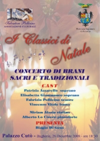 CONCERTO I CLASSICI DI NATALE-BRANI SACRI E TRADIZIONALI