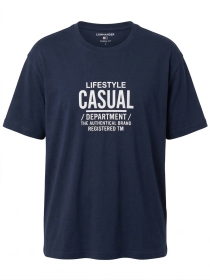 Rdh.-T-Shirt, 1/2 Arm, BLUE NAVY