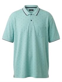 3-Knopf-Polo-Shirt, 1/2 Arm, LAGOON
