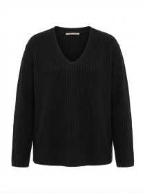 The Mercer Kaschmir Pullover, BLACK