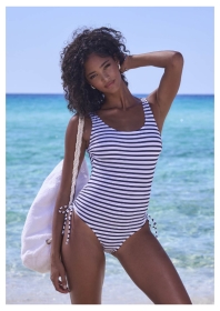 Venice Beach Badeanzug navy white