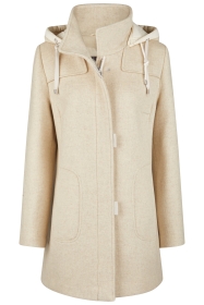 Lebek Jacke (Wolle) mit Kapuze, navy