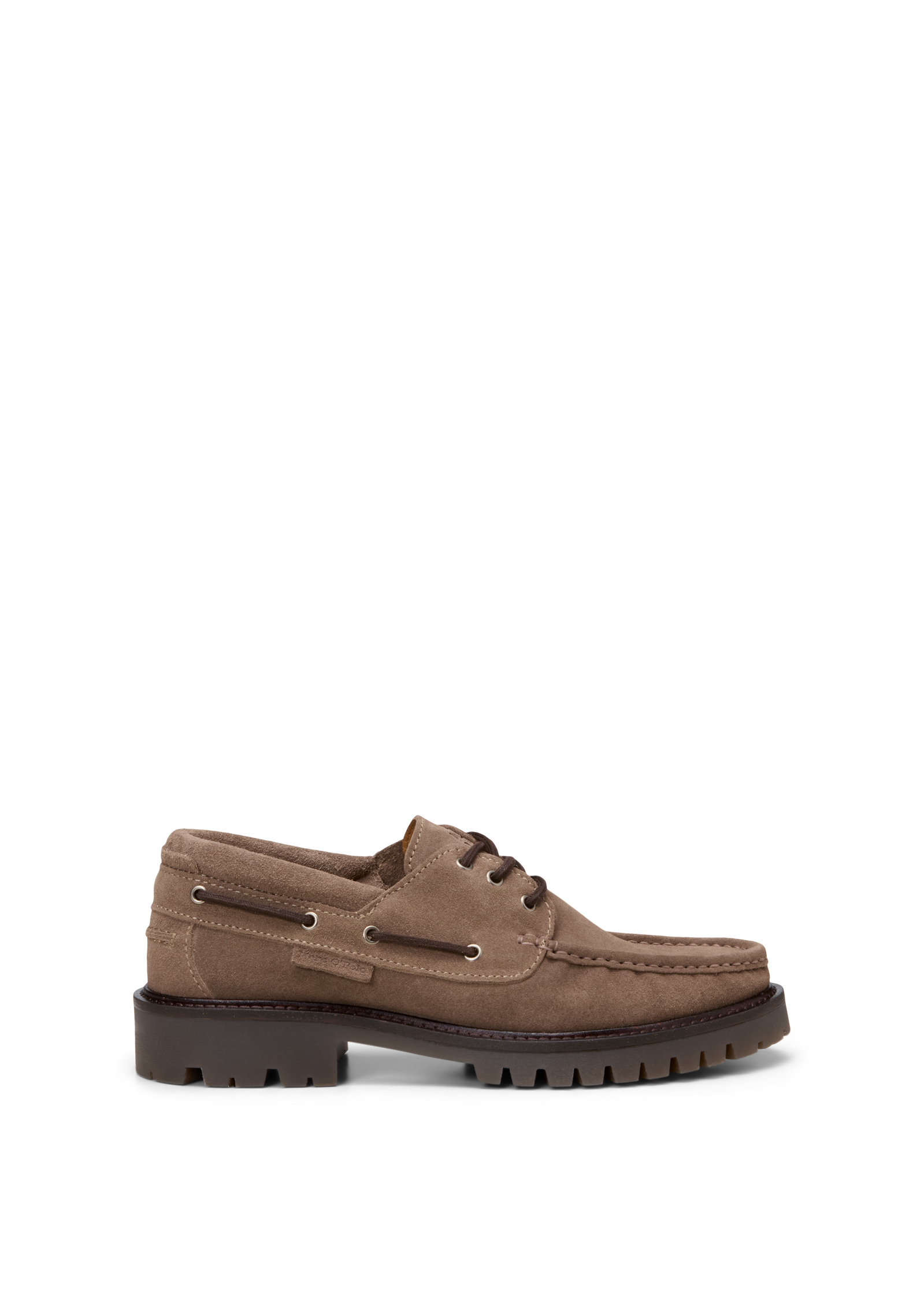 Marc O'polo Leather Boatshoes, Dark Taupe - Bild 3