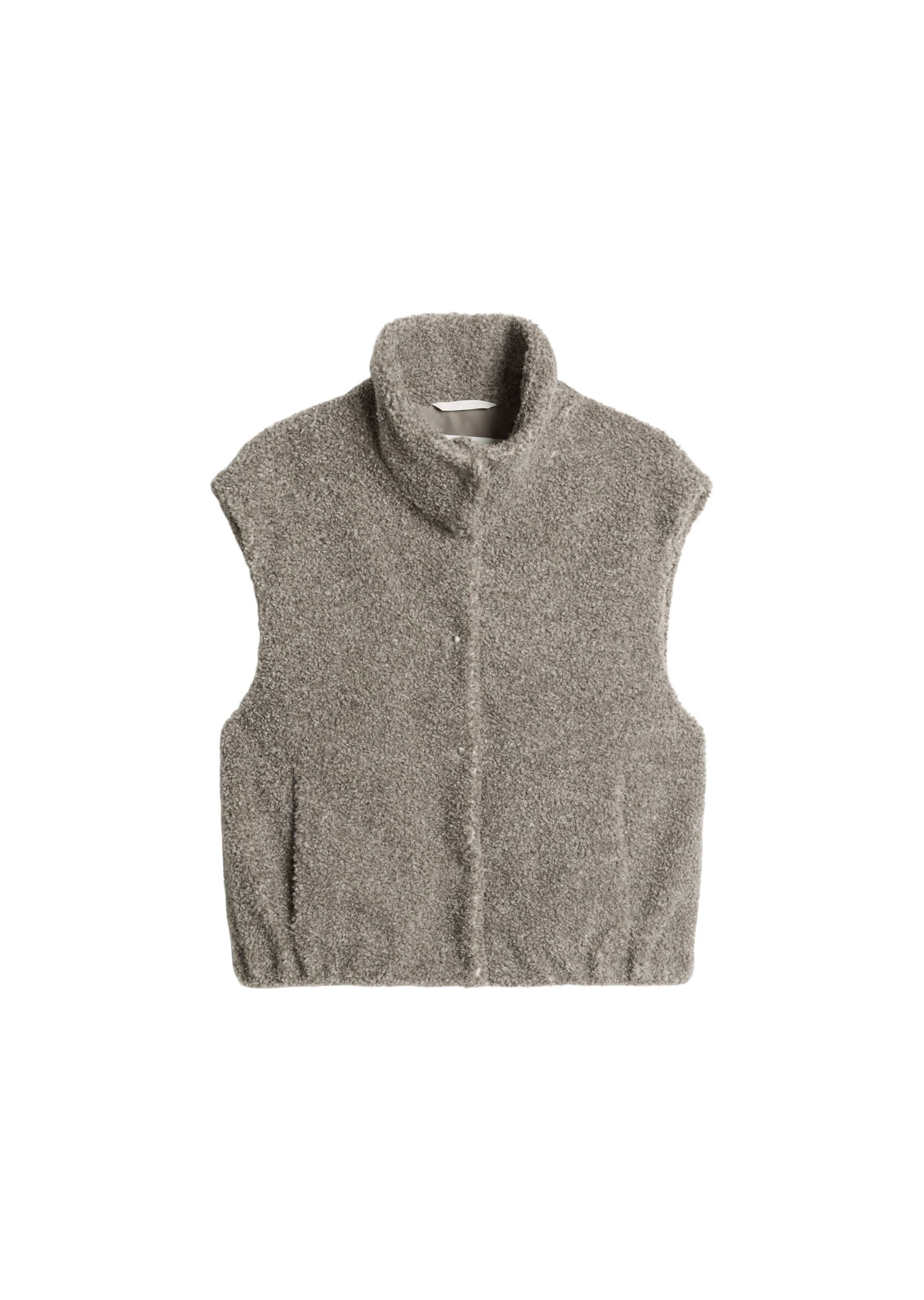Marc O'polo Damen Grigio/Porpora Steppweste "Aus Recyceltem Polyester", Gr. 40, Beige (Stone Taupe Melange), Obermaterial: 100% Polyester. Futter: 100% Polyester... - Image 3