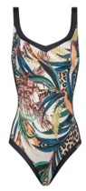 Charmline Badeanzug SWIMSUIT, BOTANICAL LEO