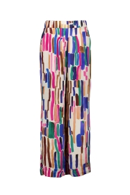 Inky spot trousers, multi color