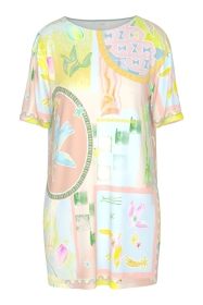 Bigshirt kurzarm, breezy blue