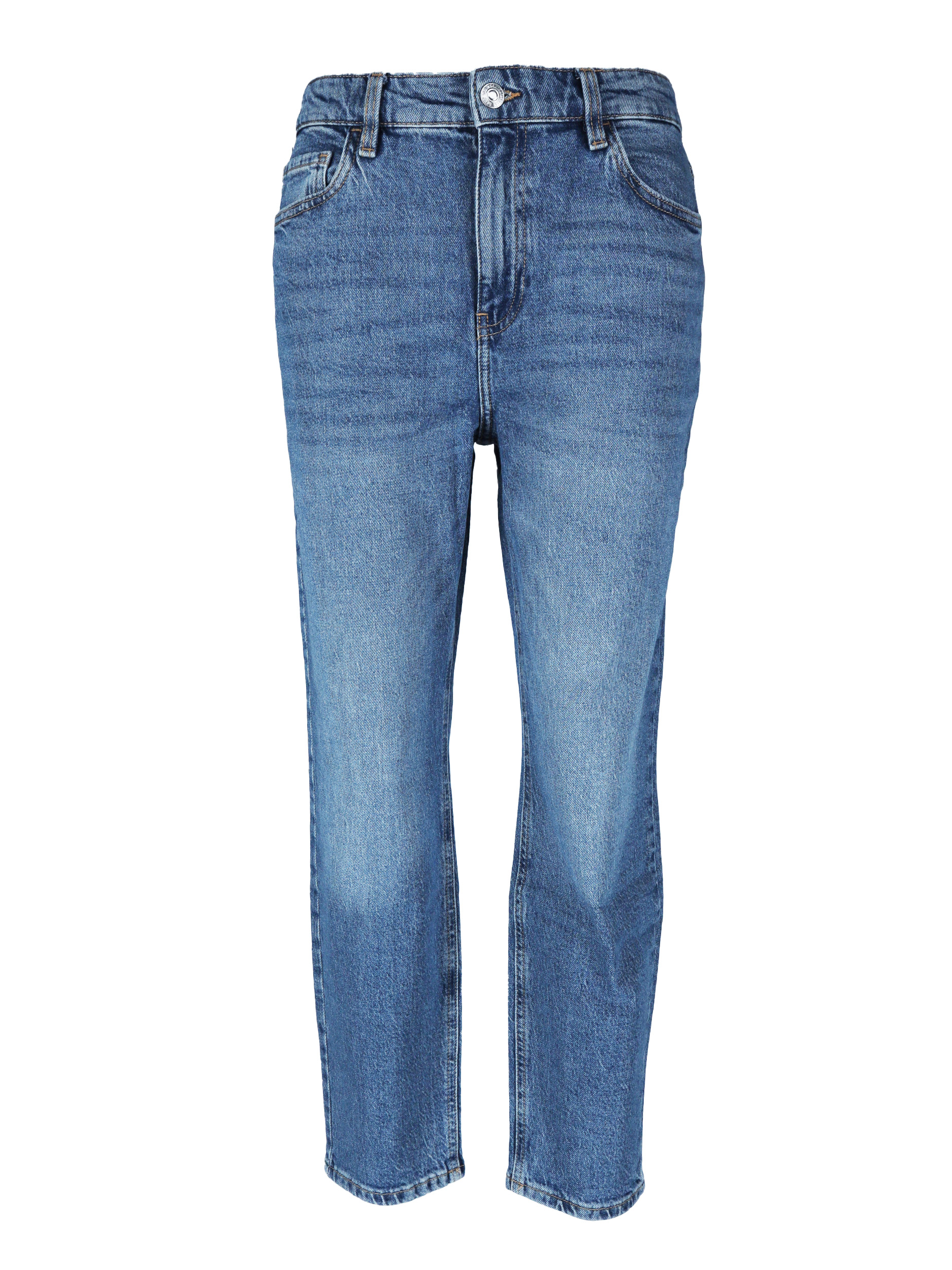 Mango Damen Blau – Locker Geschnittene Mom-Jeans In Hell - Bild 3