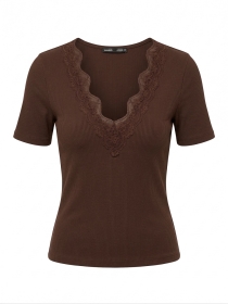 TOP LOCY, MARRON