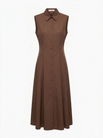 KLEID LALA, MARRON