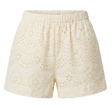 Mango Damen Neutral – Bestickte, Elegante Shorts Aus 100% Baumwolle In Cremeweiß - Bild 3