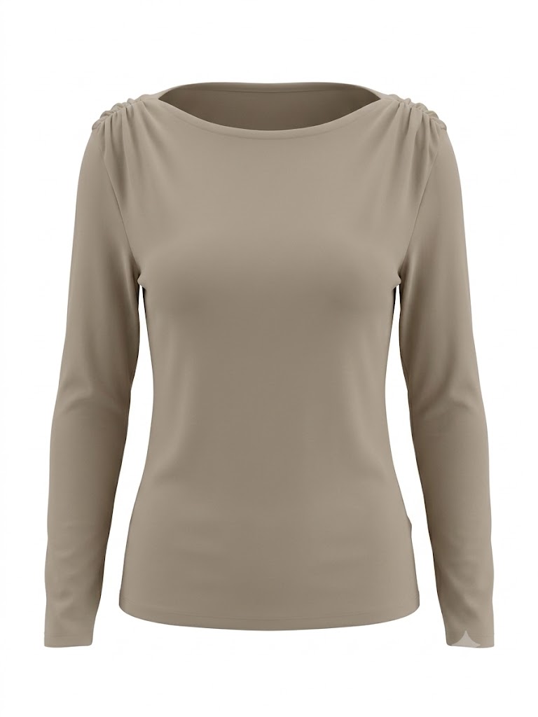 Mango - T-Shirt Lilobar, Chocolate - Gr. - L - Bild 2