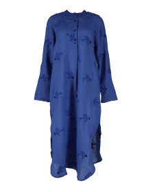 Nimo with Love Cedar Kaftan Fish on Blue