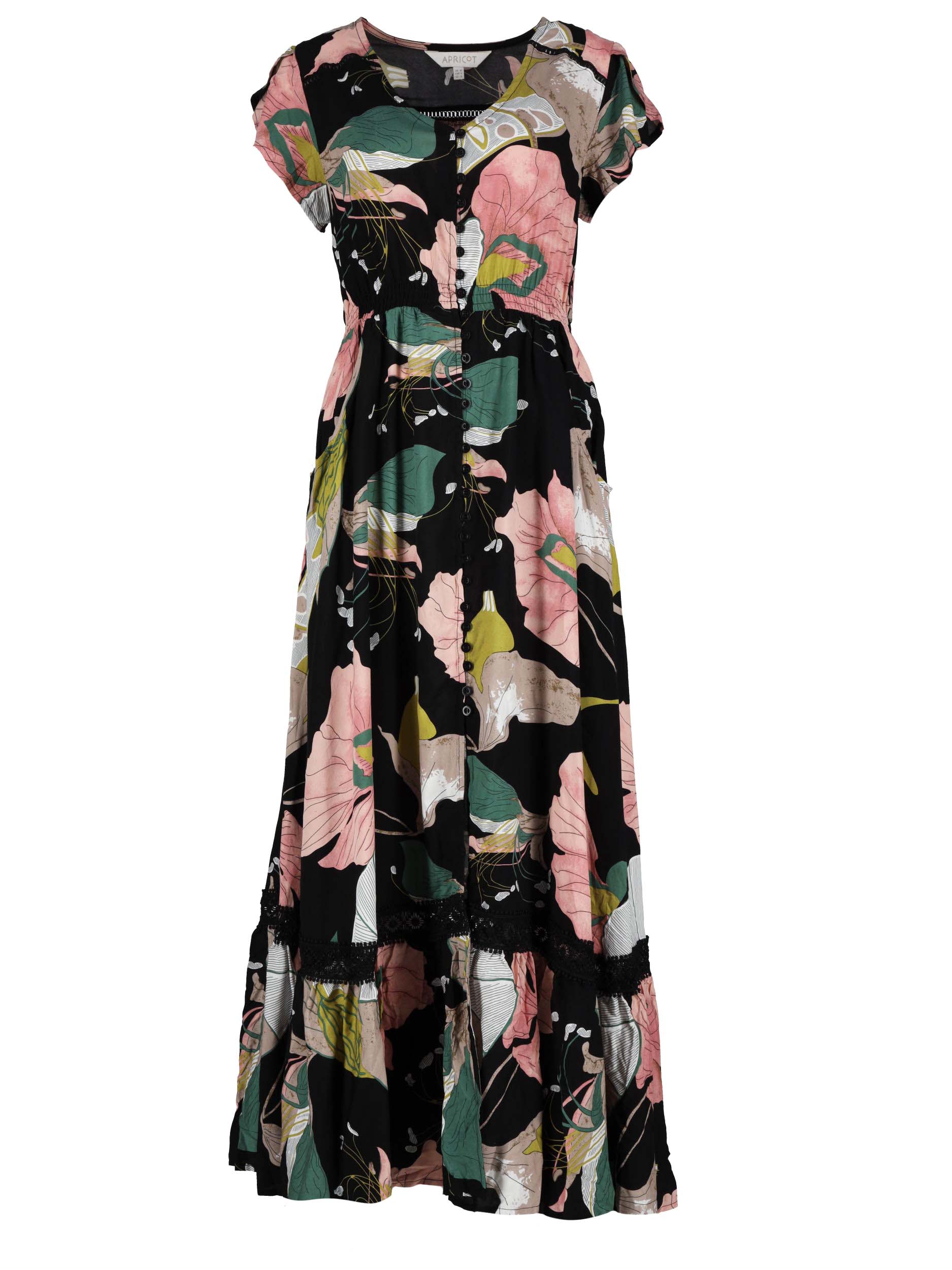 Apricot Pond Button Down Maxi Dress female
