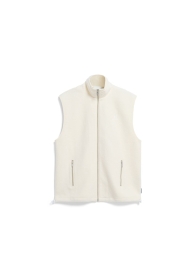 Armedangels COTTON FLEECE VEST Jacken/Outerwear Jersey Solid, oatmilk