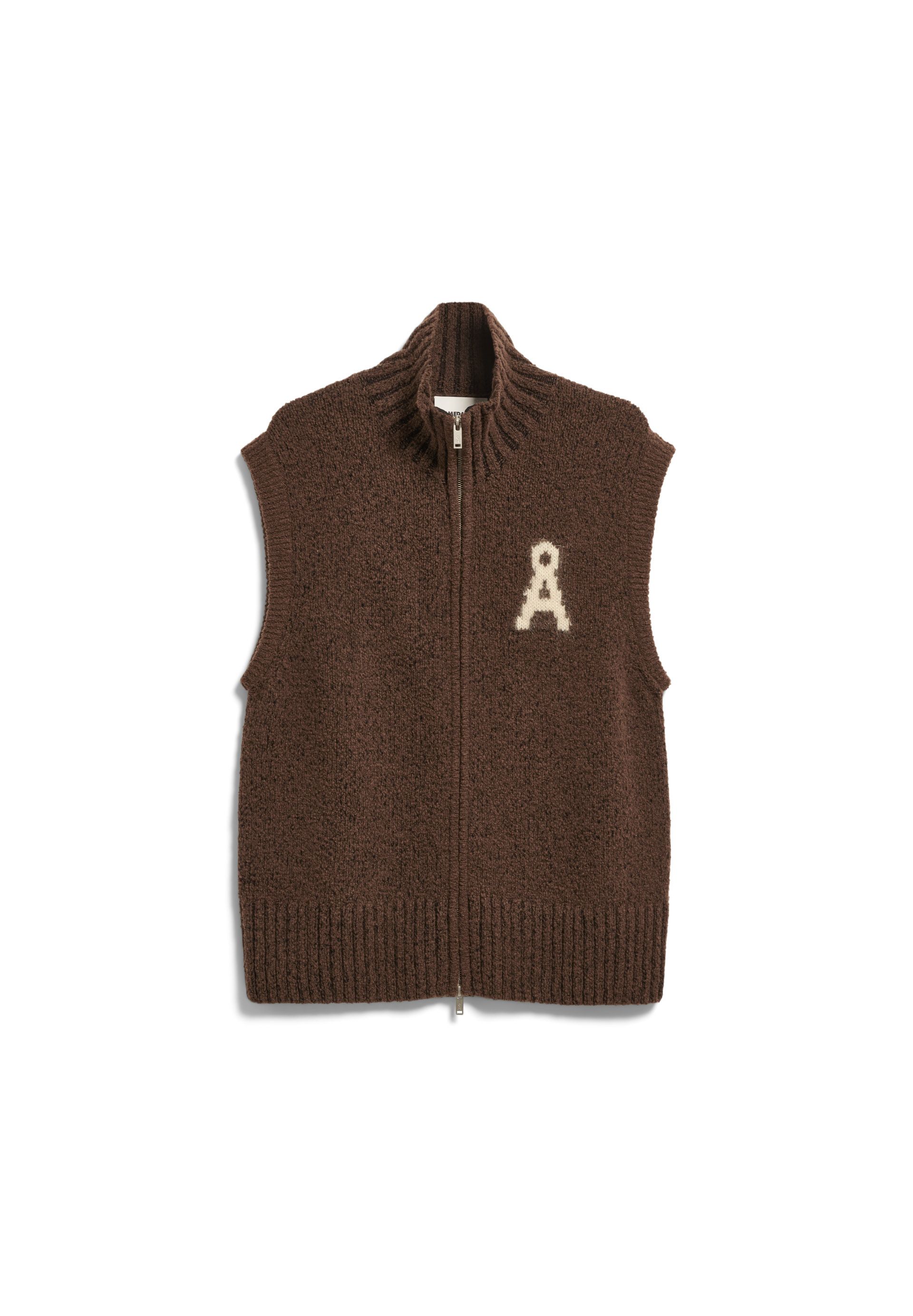 Armedangels Damen Marron Ärmellose Bouclé-Weste - Bild 3