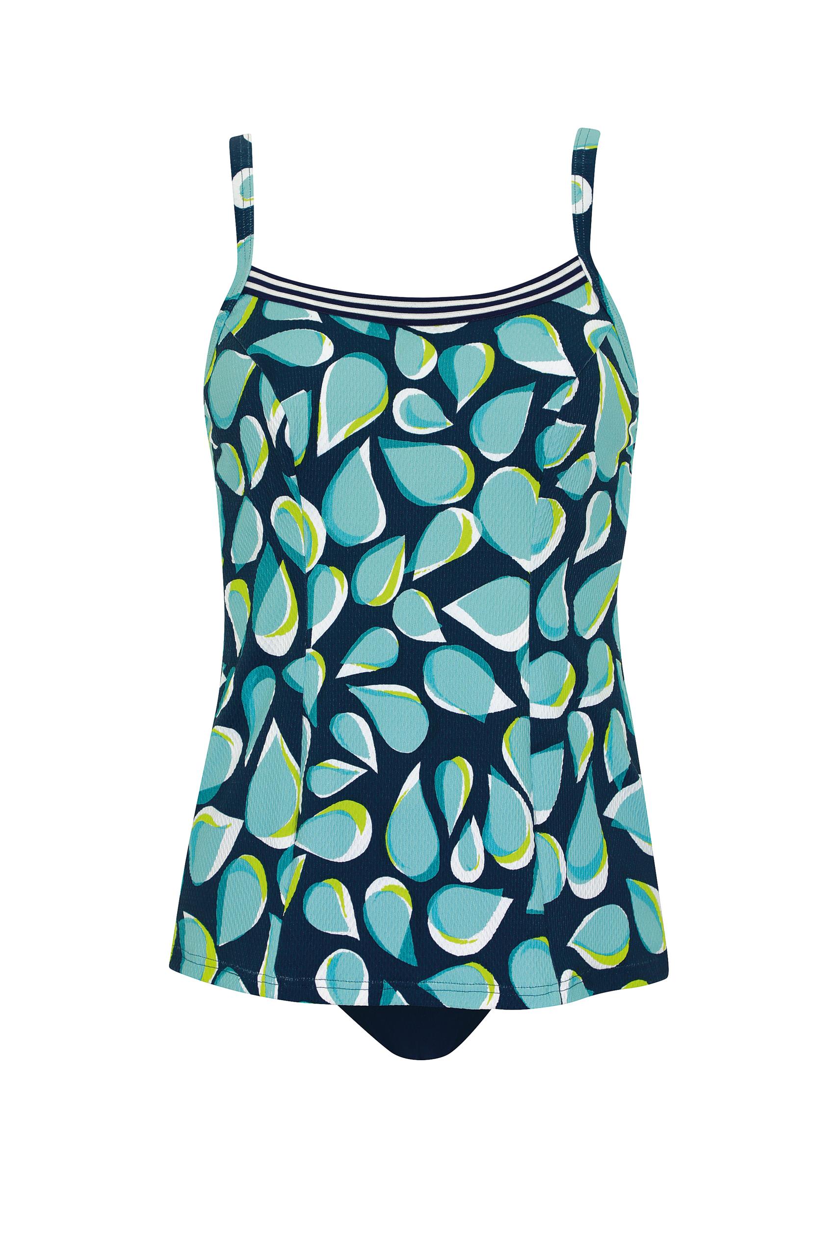Tankini, nachtblau/tuerki