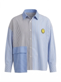 The Shirt Project x Smiley® Bluse 51435, mix and match stripes