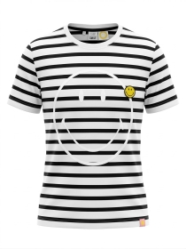 The Shirt Project x Smiley® T-Shirt 51447, offwhite/navy