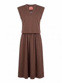 The Shirt Project Kleid 2-Teiler 51564/5 espresso