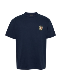 TJM REG RWB CREST FLAG TEE EXT, BLUE
