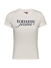 TJW SLIM ESSENTIAL LOGO TEE EXT, WHITE